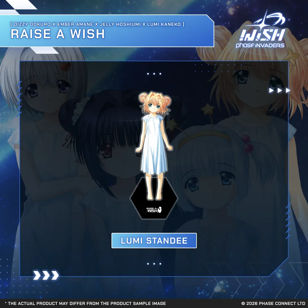 Invaders WISH: Raise A Wish - Lumi Kaneko『金子瑠美』Standee