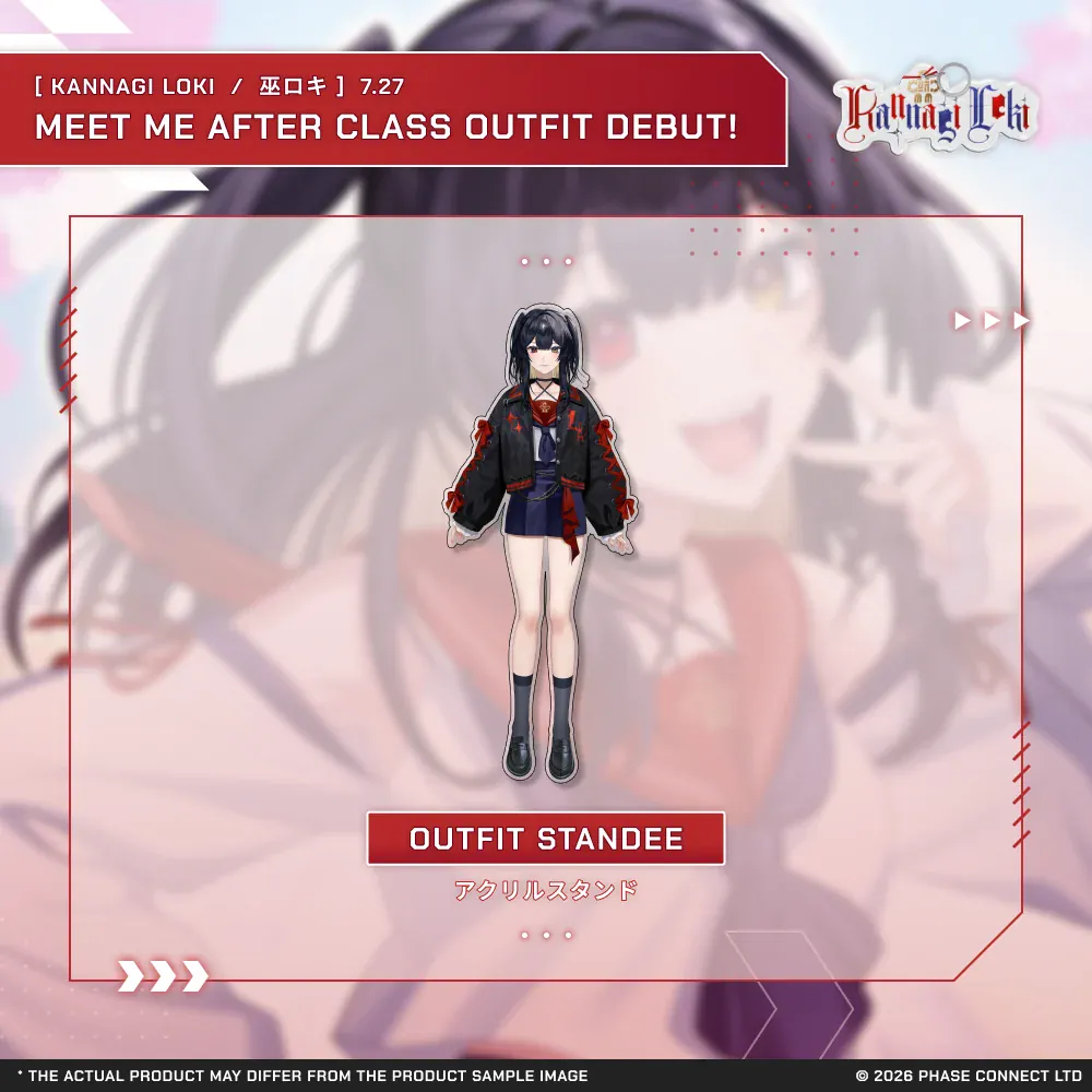 Kannagi Loki『巫ロキ』Meet Me After Class Outfit Celebration - Seifuku Standee / アクリルスタンド