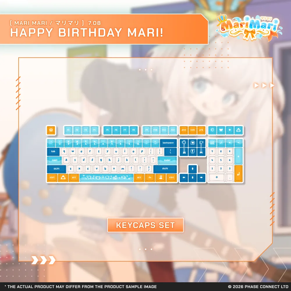 MariMari_EN『マリマリ』Birthday 2026 Celebration - Keycap Set