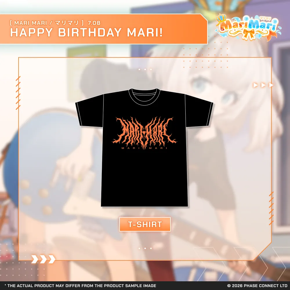 MariMari_EN『マリマリ』Birthday 2026 Celebration - Graphic T-Shirt