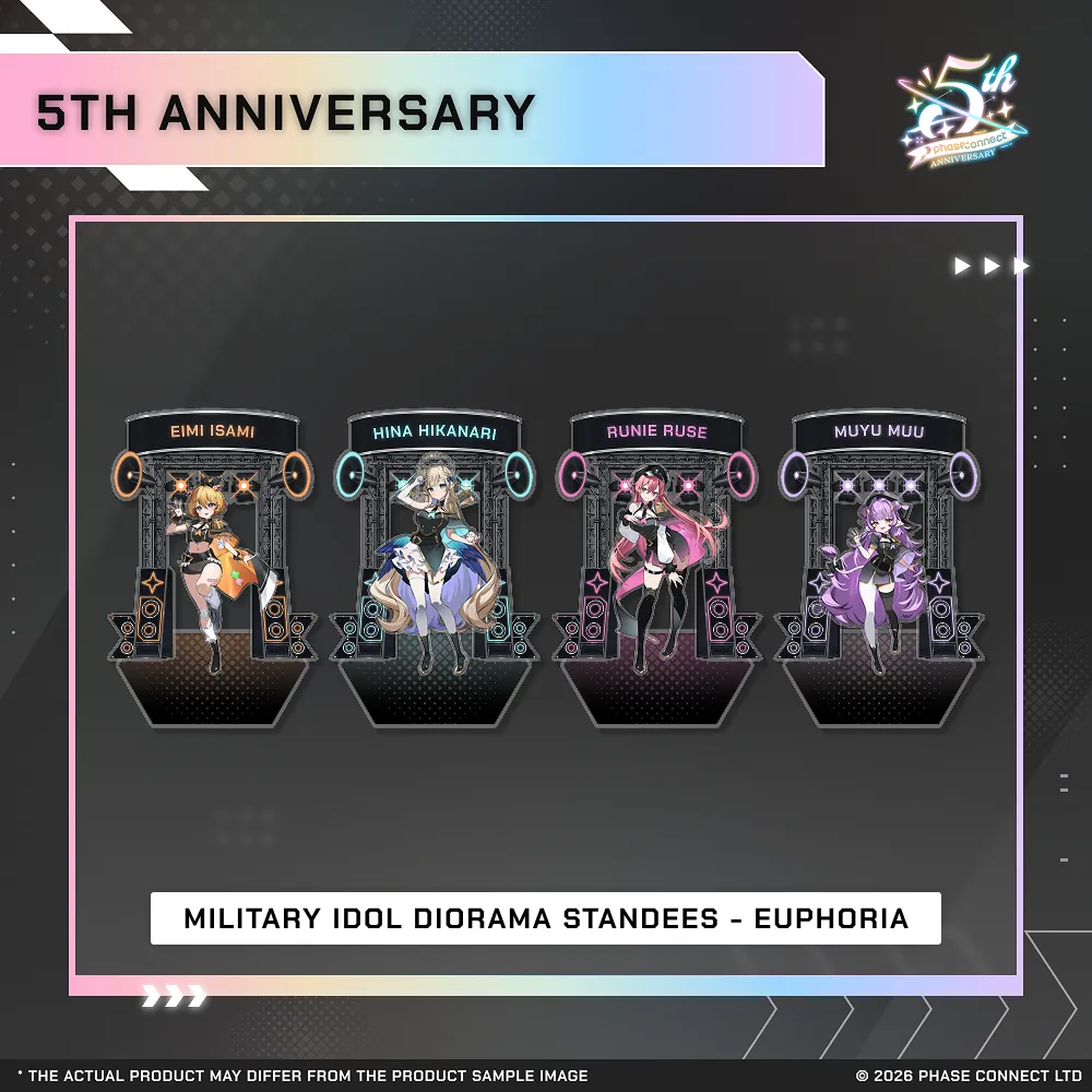 Phase Connect Fifth Anniversary - Euphoria Military Idol Diorama Standee