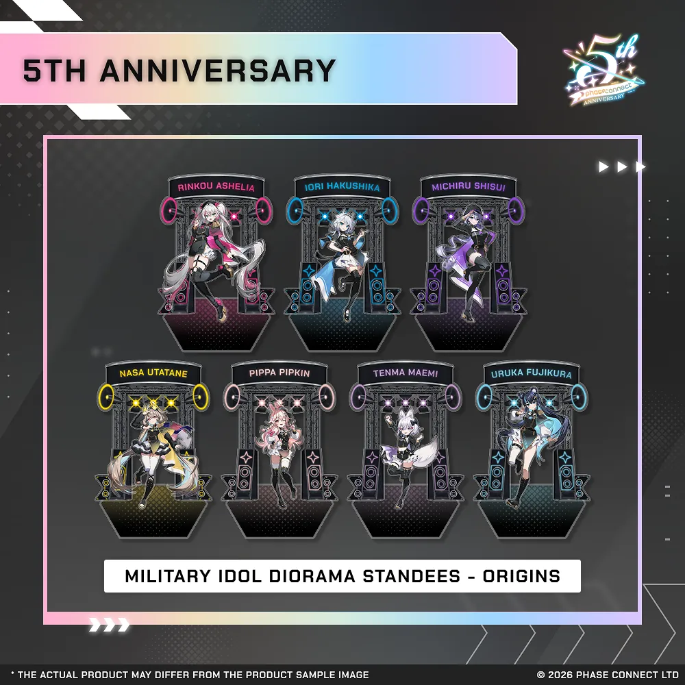 Phase Connect Fifth Anniversary - OriginS Military Idol Diorama Standee