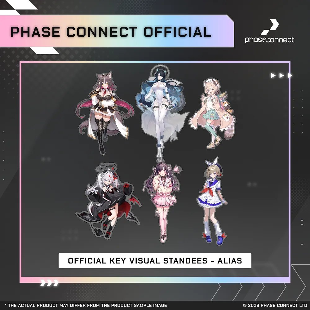 Phase Connect Fifth Anniversary - ALiAS Official Key Visual Standee