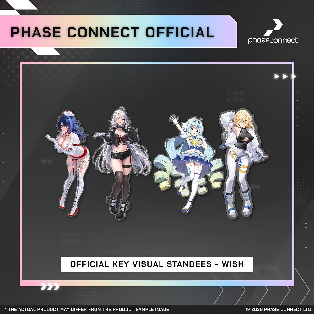 Phase Connect Fifth Anniversary - WISH Official Key Visual Standee