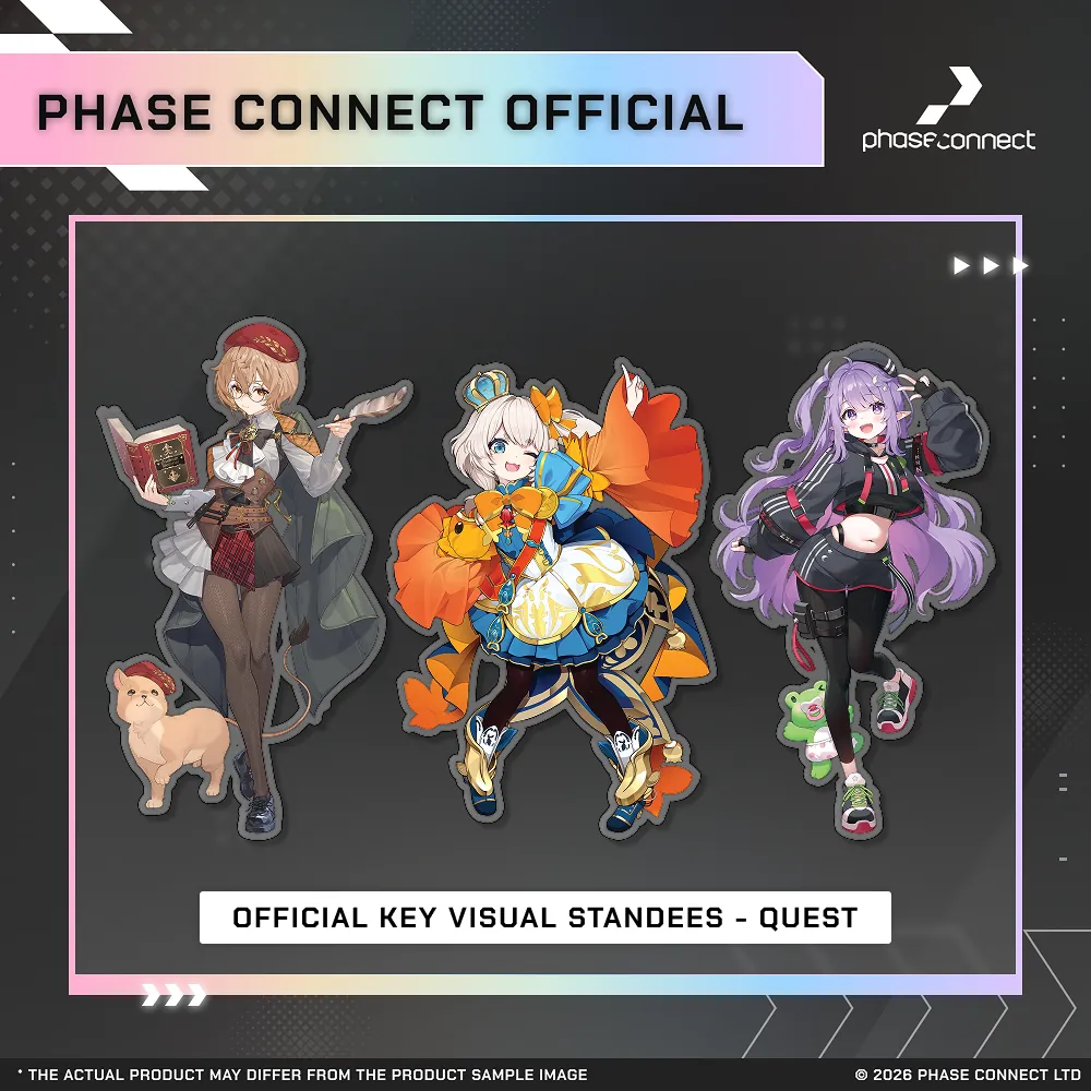 Phase Connect Fifth Anniversary - QUEST Official Key Visual Standee