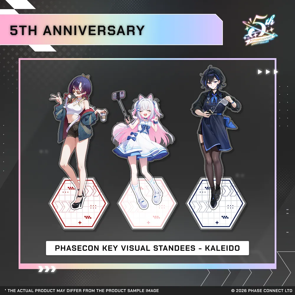 Phase Connect Fifth Anniversary - KALEiDO PhaseCon Key Visual Standee
