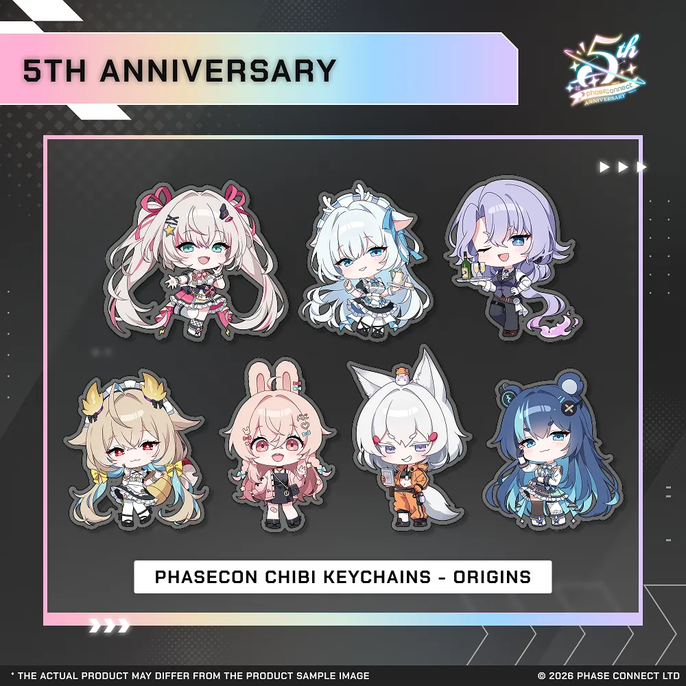 Phase Connect Fifth Anniversary - OriginS PhaseCon Chibi Keychain