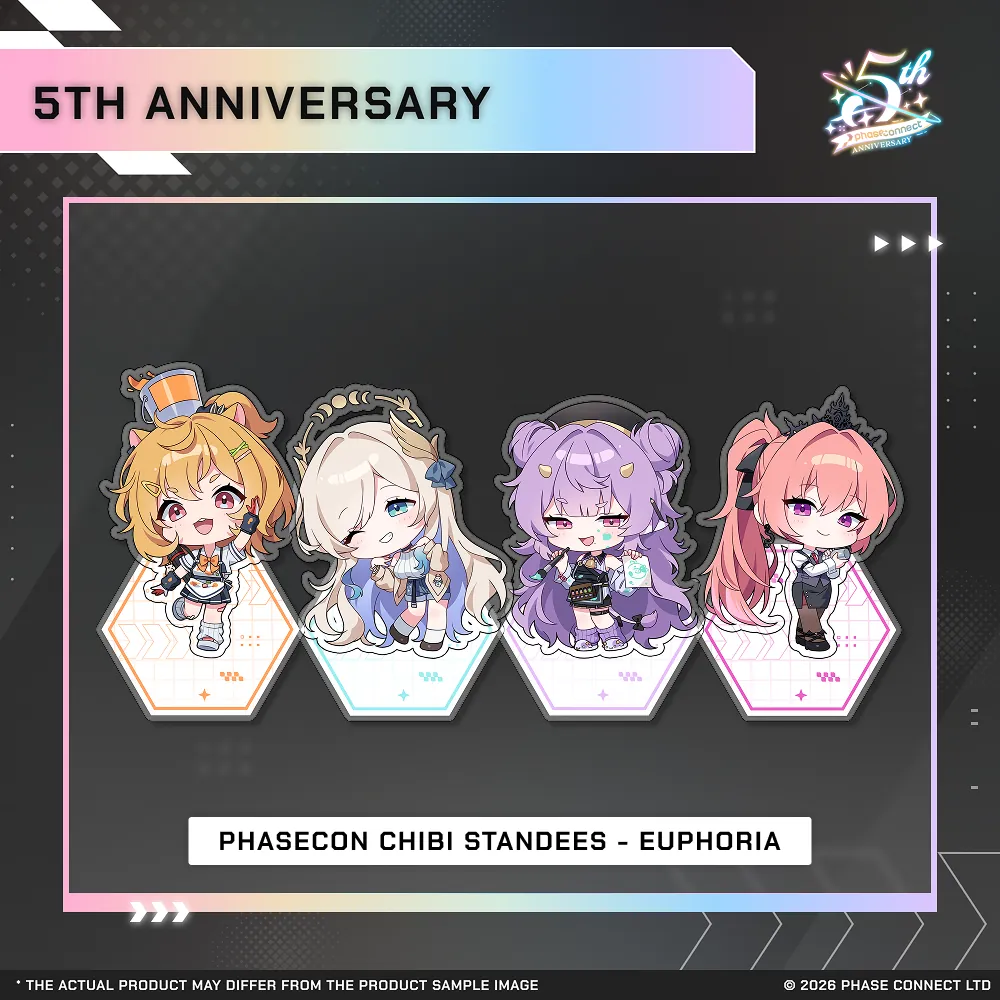 Phase Connect Fifth Anniversary - Euphoria PhaseCon Chibi Standee