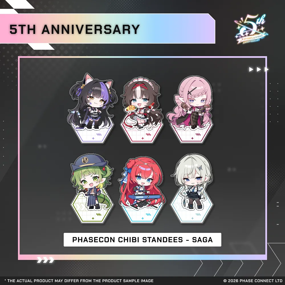 Phase Connect Fifth Anniversary - SAGA PhaseCon Chibi Standee