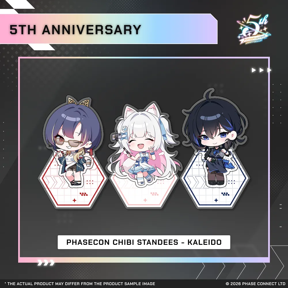 Phase Connect Fifth Anniversary - KALEiDO PhaseCon Chibi Standee
