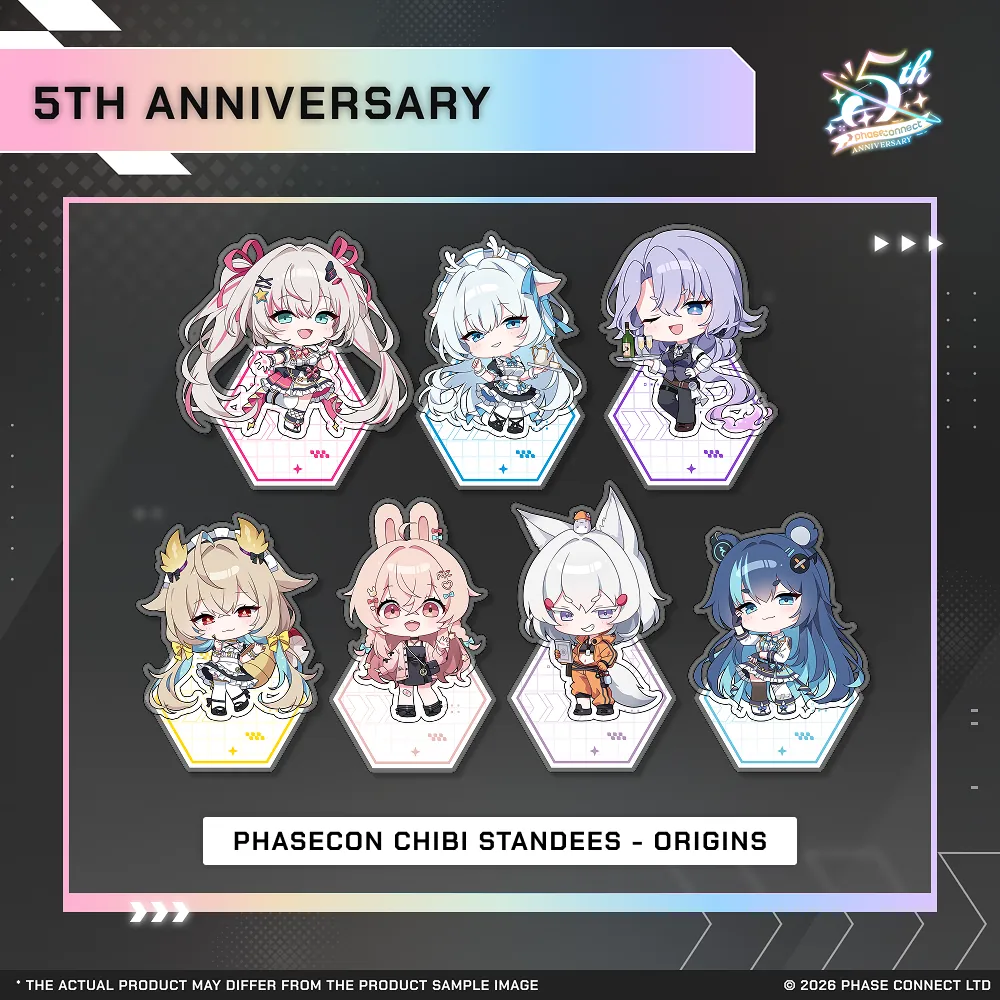 Phase Connect Fifth Anniversary - OriginS PhaseCon Chibi Standee