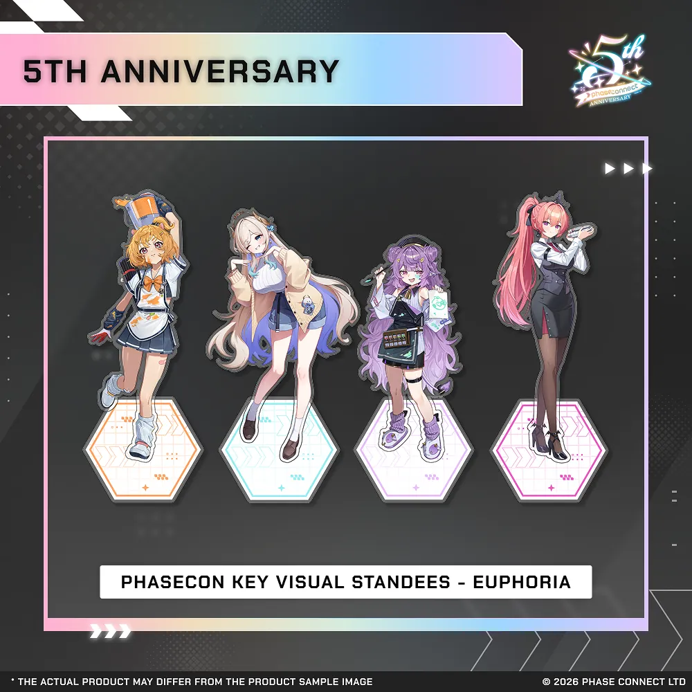 Phase Connect Fifth Anniversary - Euphoria PhaseCon Key Visual Standee