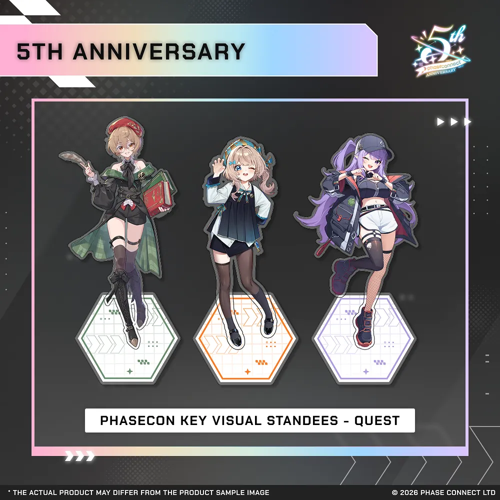 Phase Connect Fifth Anniversary - QUEST PhaseCon Key Visual Standee