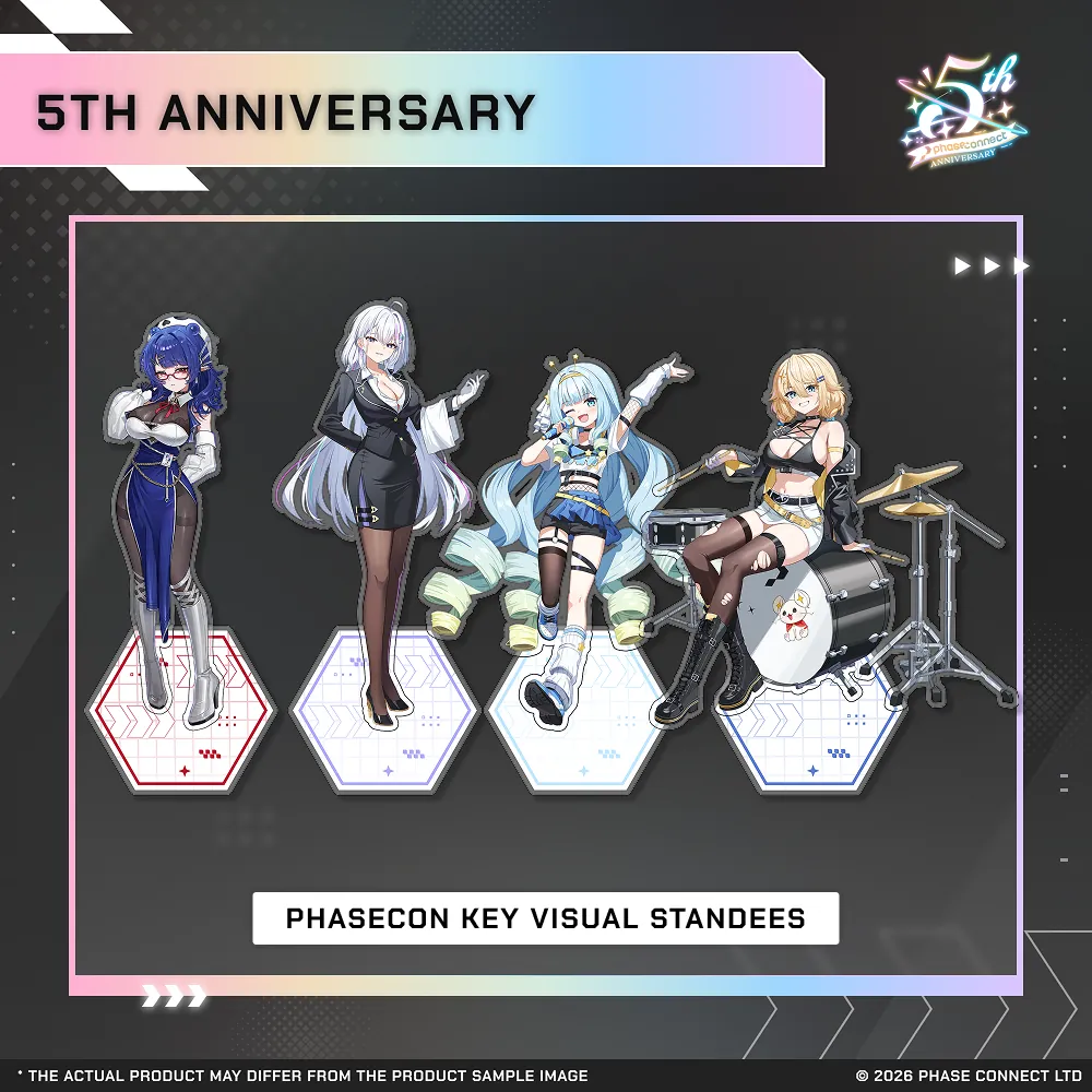 Phase Connect Fifth Anniversary - WISH PhaseCon Key Visual Standee