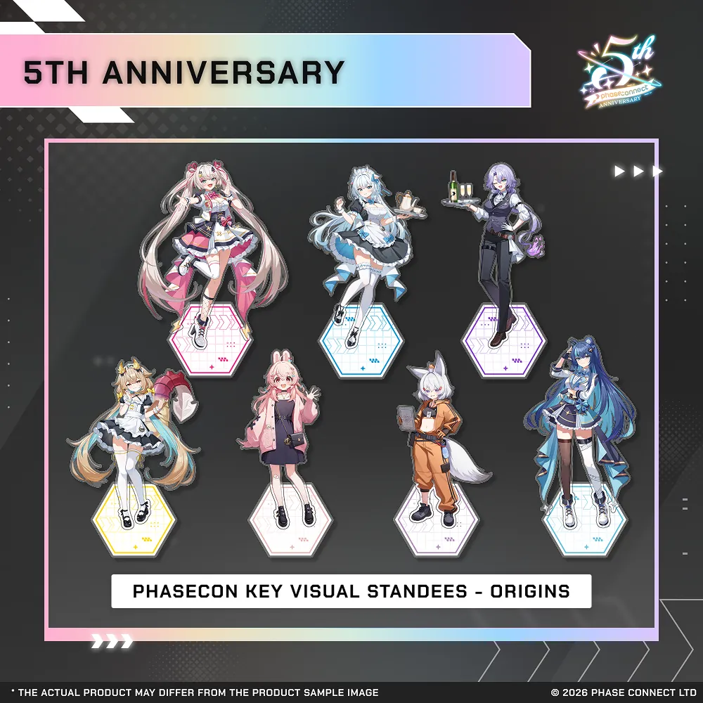 Phase Connect Fifth Anniversary - OriginS PhaseCon Key Visual Standee