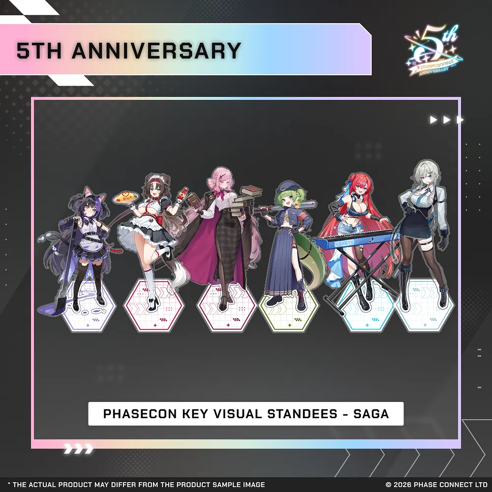 Phase Connect Fifth Anniversary - SAGA PhaseCon Key Visual Standee