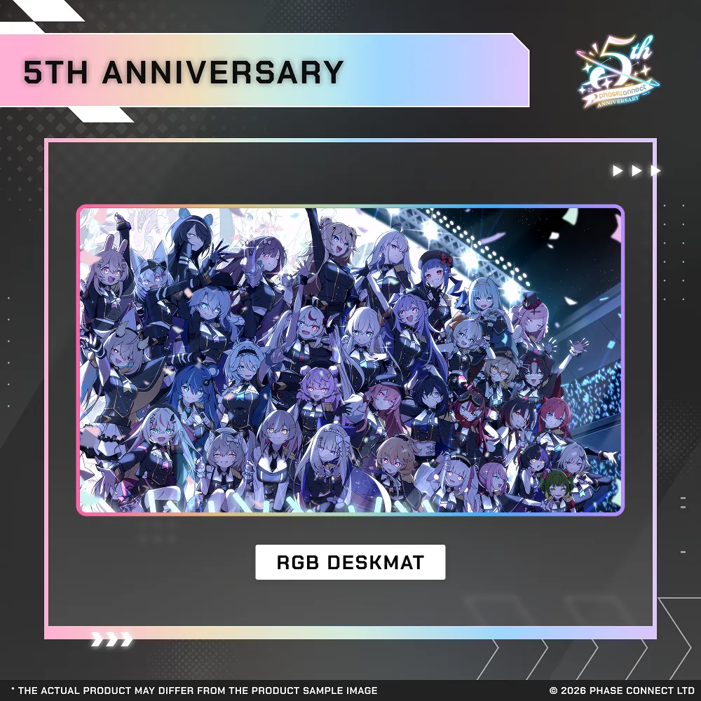 Phase Connect Fifth Anniversary - Military Idol RGB Deskmat