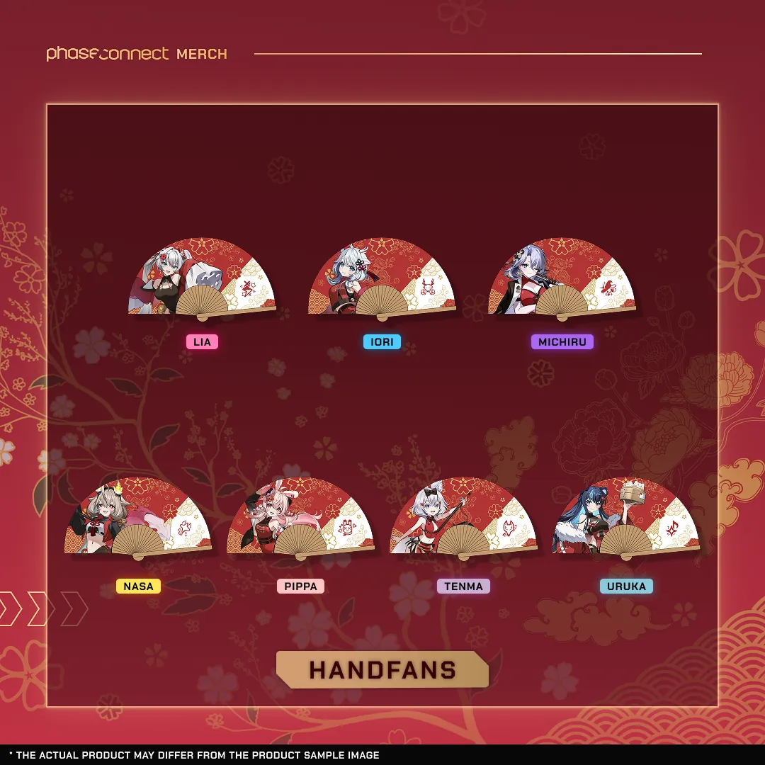 Phase of the Heart: Auspicious Hearts - OriginS Hand Fan