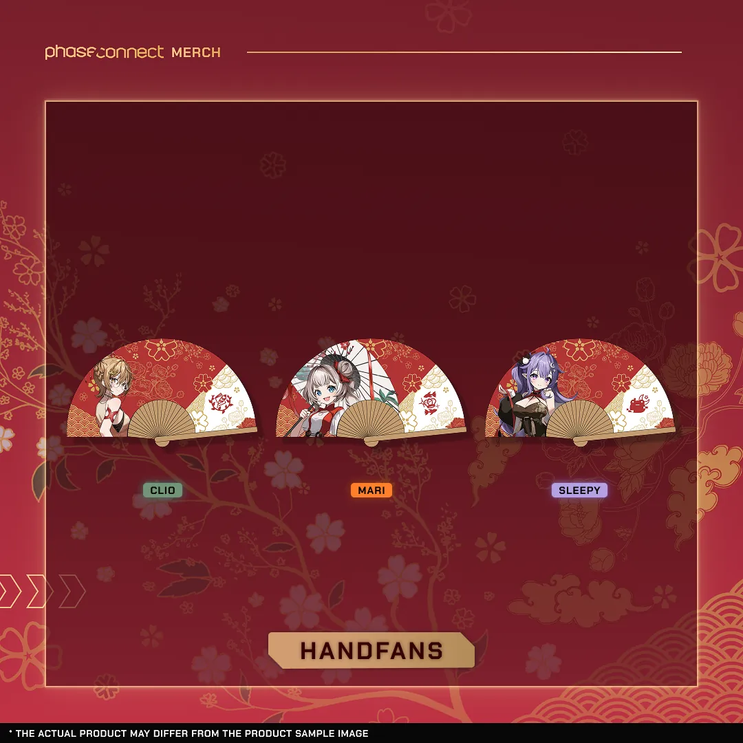 Phase of the Heart: Auspicious Hearts - QUEST Hand Fan