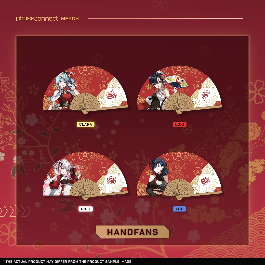 Phase of the Heart: Auspicious Hearts - KALEiDO Hand Fan