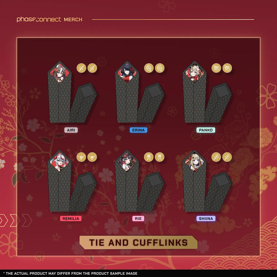 Phase of the Heart: Auspicious Hearts - ALiAS Tie & Cufflinks