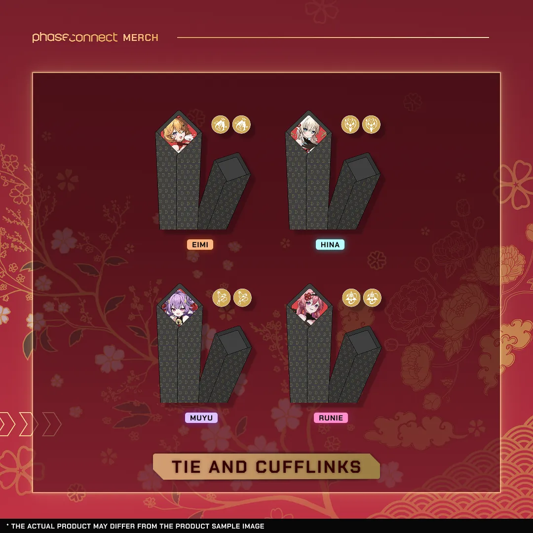Phase of the Heart: Auspicious Hearts - Euphoria Tie & Cufflinks