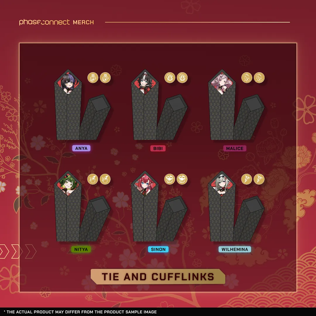 Phase of the Heart: Auspicious Hearts - SAGA Tie & Cufflinks