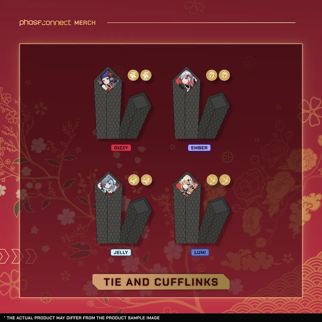 Phase of the Heart: Auspicious Hearts - WISH Tie & Cufflinks