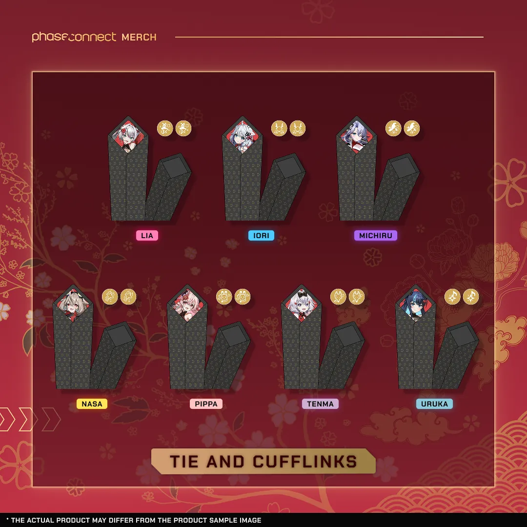 Phase of the Heart: Auspicious Hearts - OriginS Tie & Cufflinks