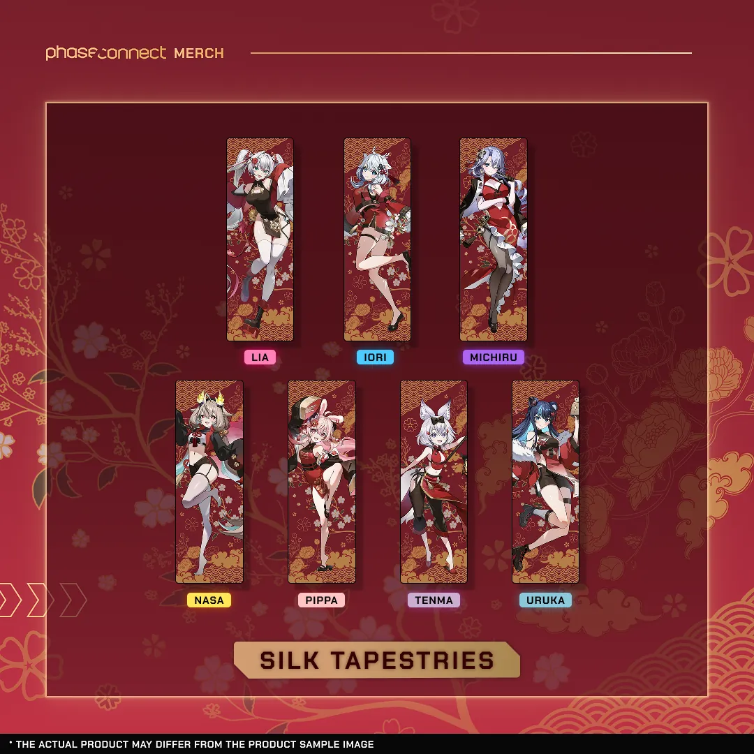 Phase of the Heart: Auspicious Hearts - OriginS Silk Tapestry
