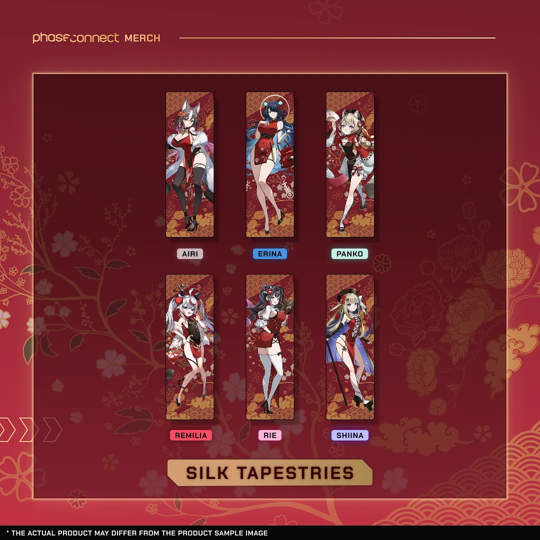 Phase of the Heart: Auspicious Hearts - ALiAS Silk Tapestry