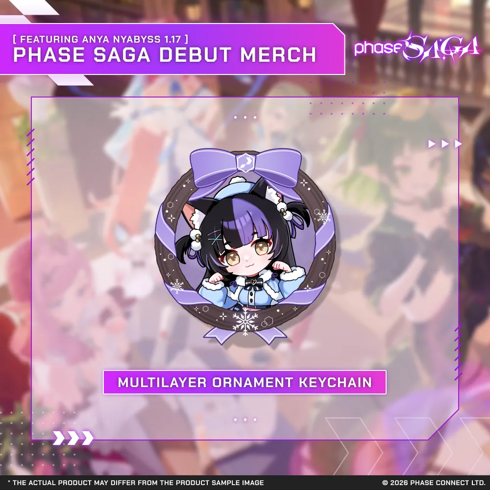 Anya Nyabyss『アーニャ・ニャビス』Debut - Season of Frost Multilayer Ornament Keychain