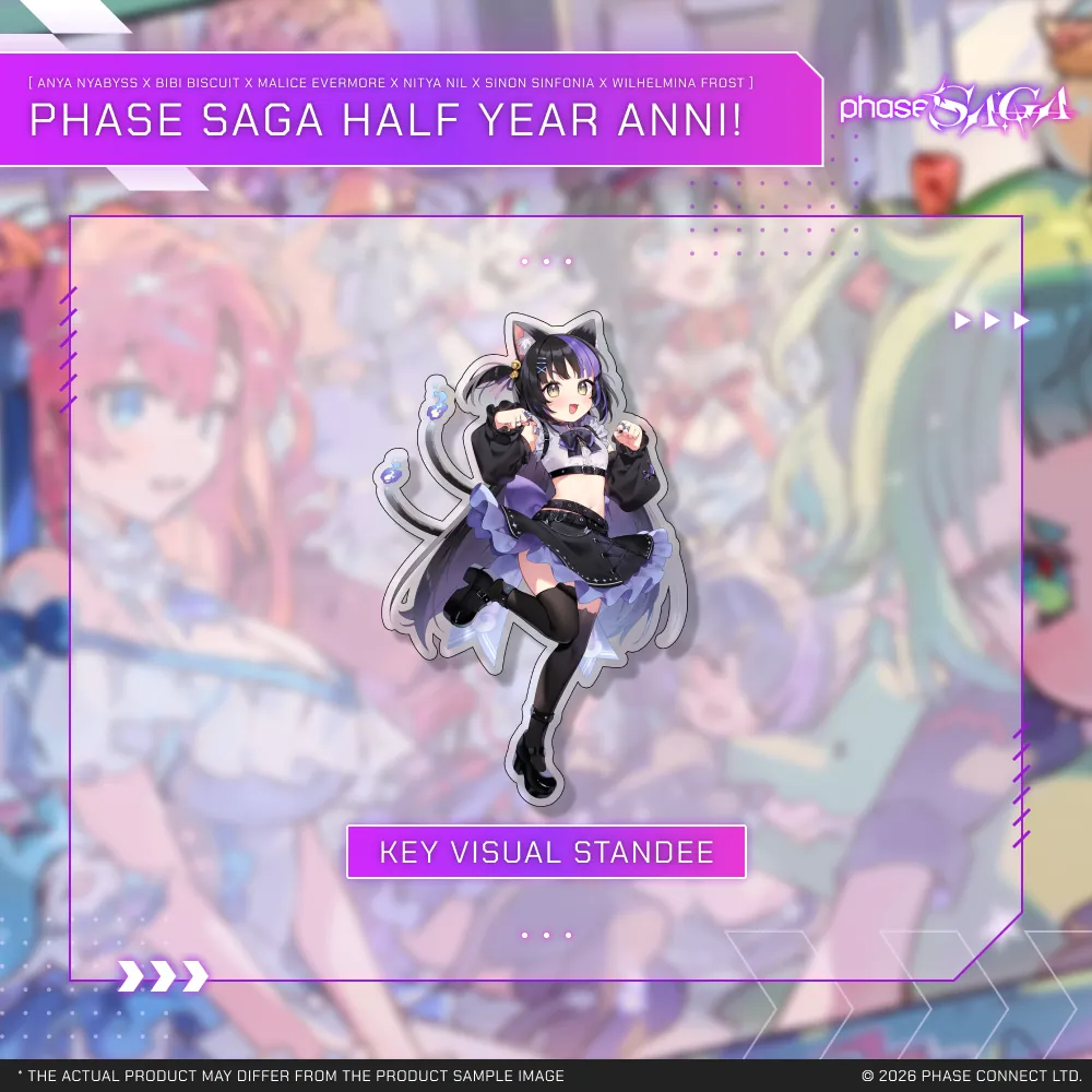Phase Saga Half Year Anniversary - Anya Nyabyss Key Visual Model Standee
