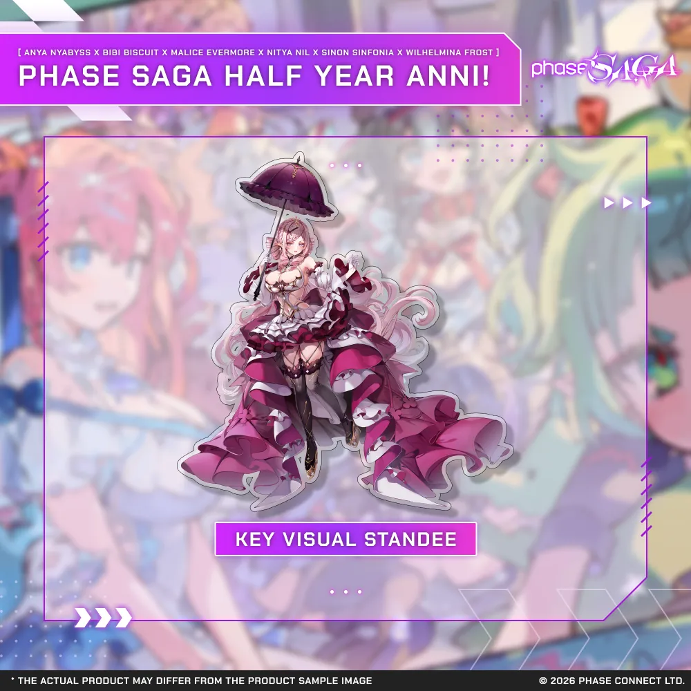 Phase Saga Half Year Anniversary - Malice Evermore Key Visual Model Standee