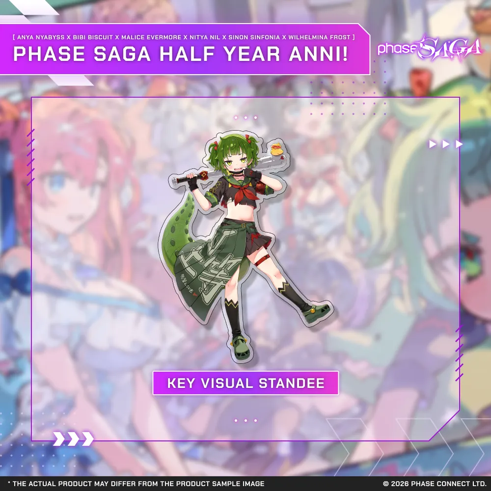 Phase Saga Half Year Anniversary - Nitya Nil Key Visual Model Standee