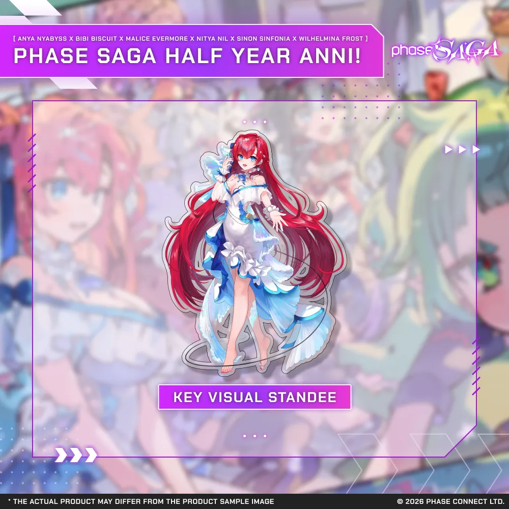 Phase Saga Half Year Anniversary - Sinon Sinfonia Key Visual Model Standee