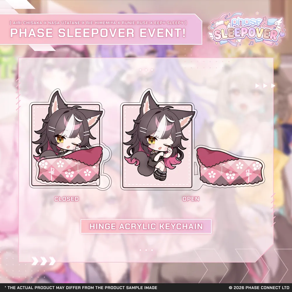 Phase Sleepover - Hinge Acrylic Keychains