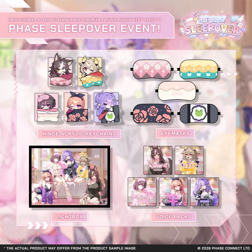 Phase Sleepover 2026 Collection