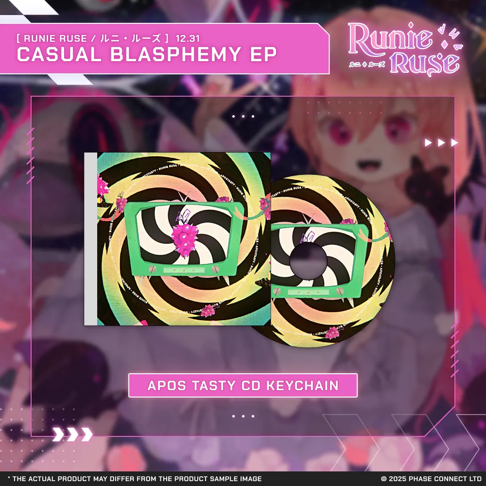 Runie Ruse『ルニ・ルーズ』EP Release - Casual Blasphemy CD Keychain Set