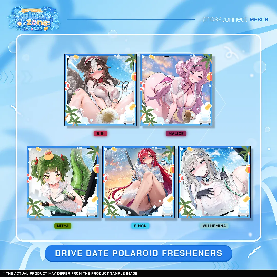 Splash Zone: Wet & Wild - SAGA Drive Date Polaroid Freshener