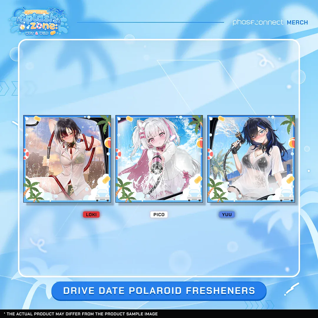 Splash Zone: Wet & Wild - KALEiDO Drive Date Polaroid Freshener