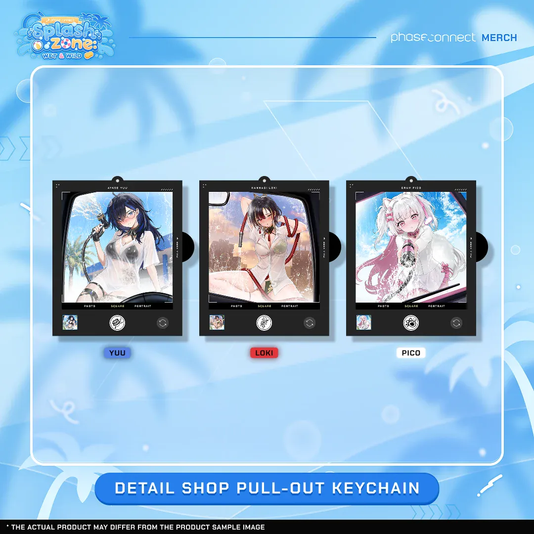 Splash Zone: Wet & Wild - KALEiDO Detail Shop Pull-Out Keychain