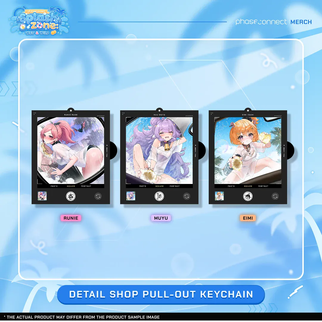 Splash Zone: Wet & Wild - Euphoria Detail Shop Pull-Out Keychain