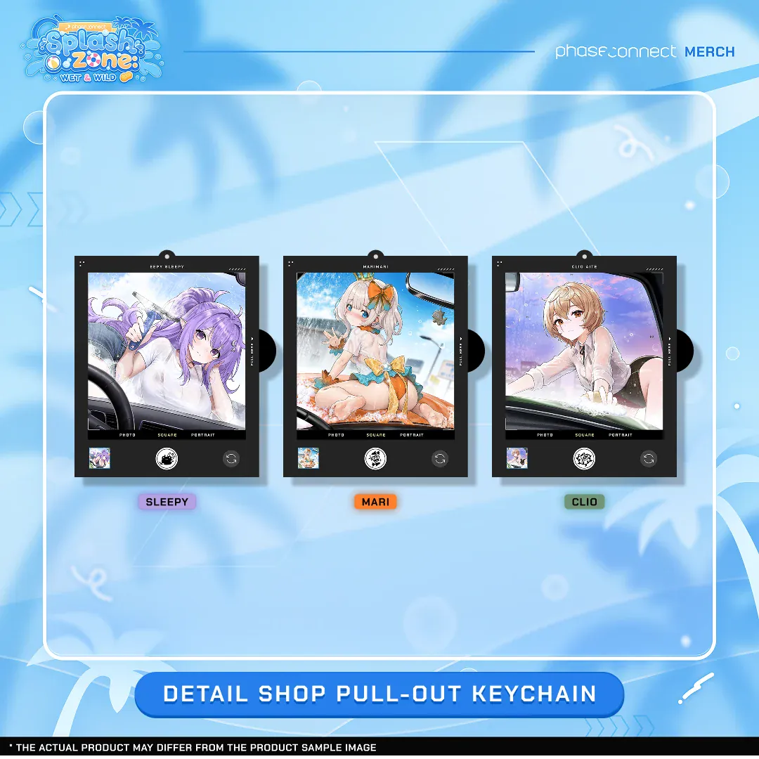 Splash Zone: Wet & Wild - QUEST Detail Shop Pull-Out Keychain