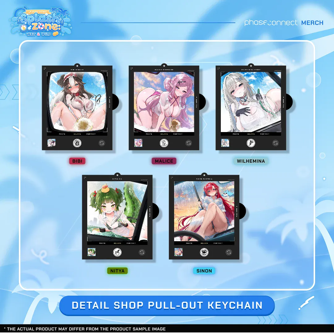 Splash Zone: Wet & Wild - SAGA Detail Shop Pull-Out Keychain