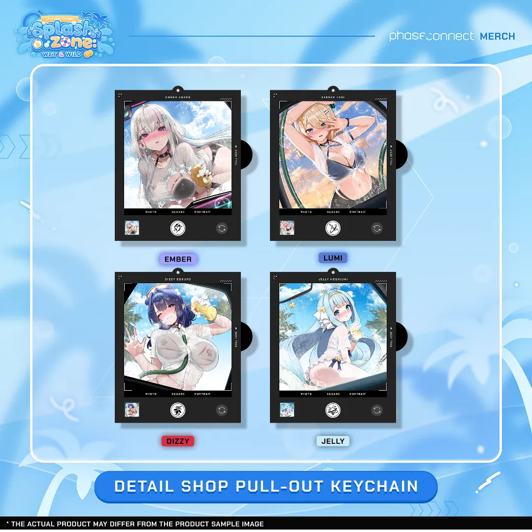 Splash Zone: Wet & Wild - WISH Detail Shop Pull-Out Keychain