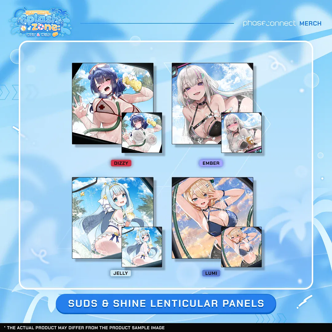 Splash Zone: Wet & Wild - WISH Suds & Shine Lenticular Panel