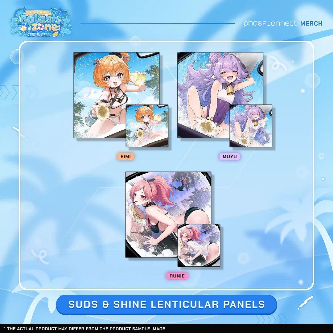 Splash Zone: Wet & Wild - Euphoria Suds & Shine Lenticular Panel