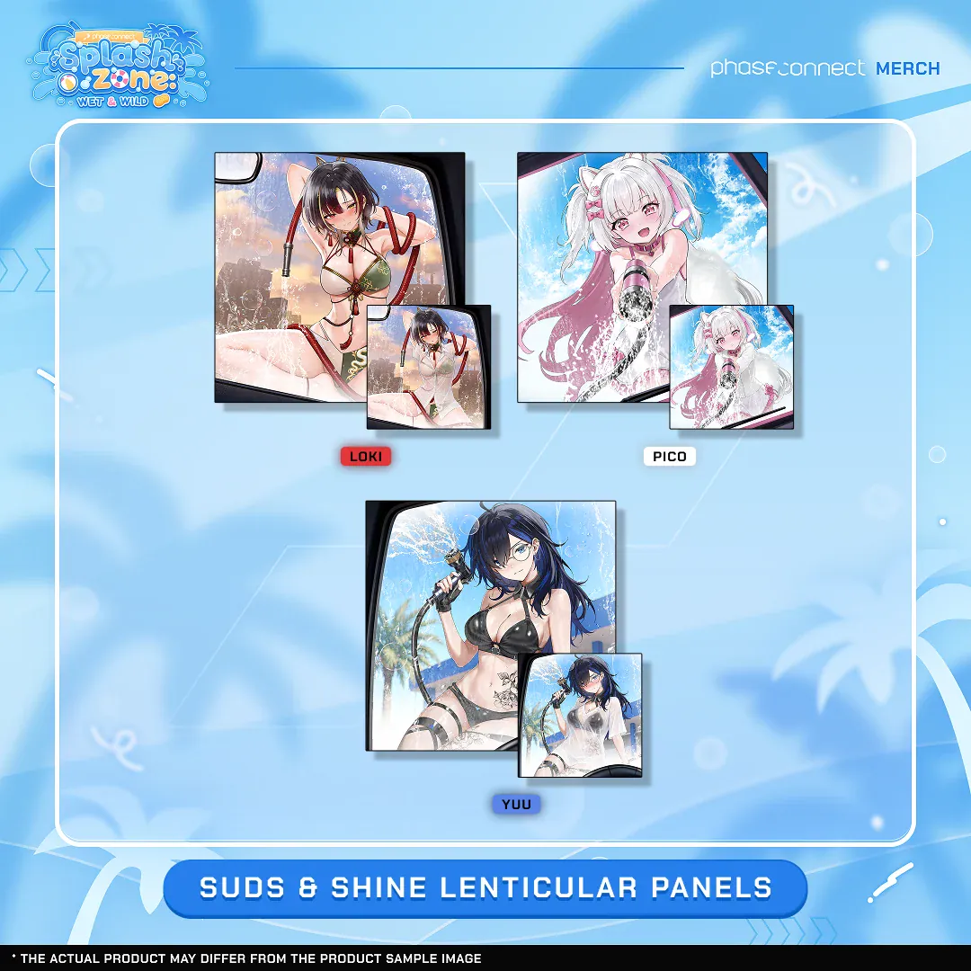Splash Zone: Wet & Wild - KALEiDO Suds & Shine Lenticular Panel