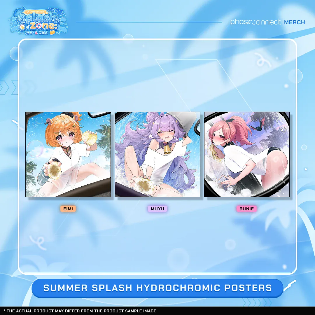 Splash Zone: Wet & Wild - Euphoria Summer Splash Hydrochromic Poster